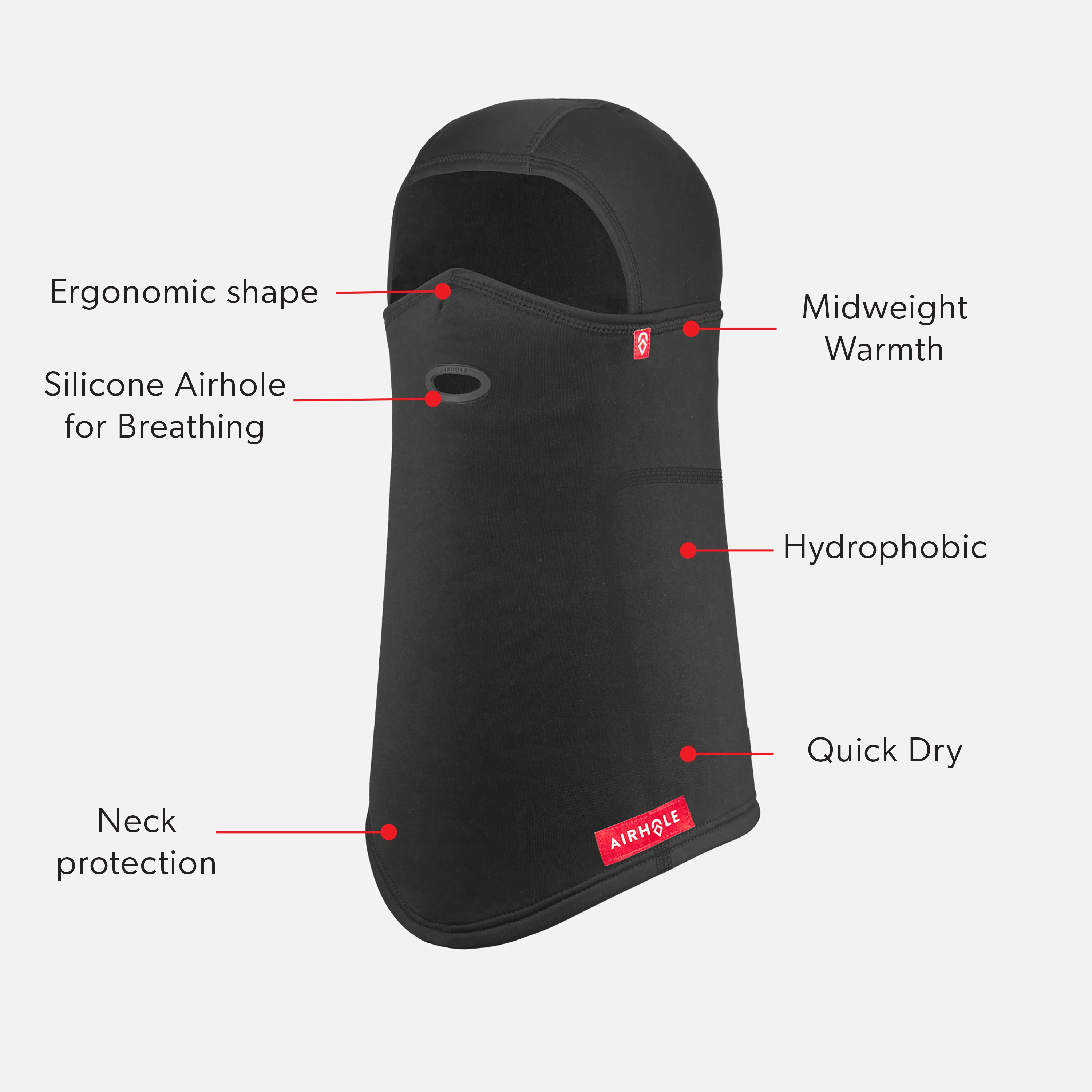 Airhole Original Mouth | Polar Fleece Balaclava - Image 3